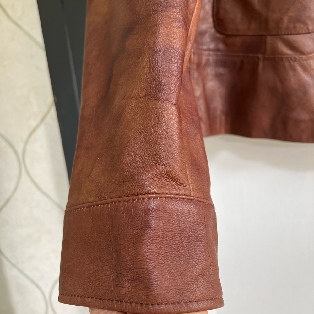A.N.A. Genuine Leather Jacket - Picture 7 of 13